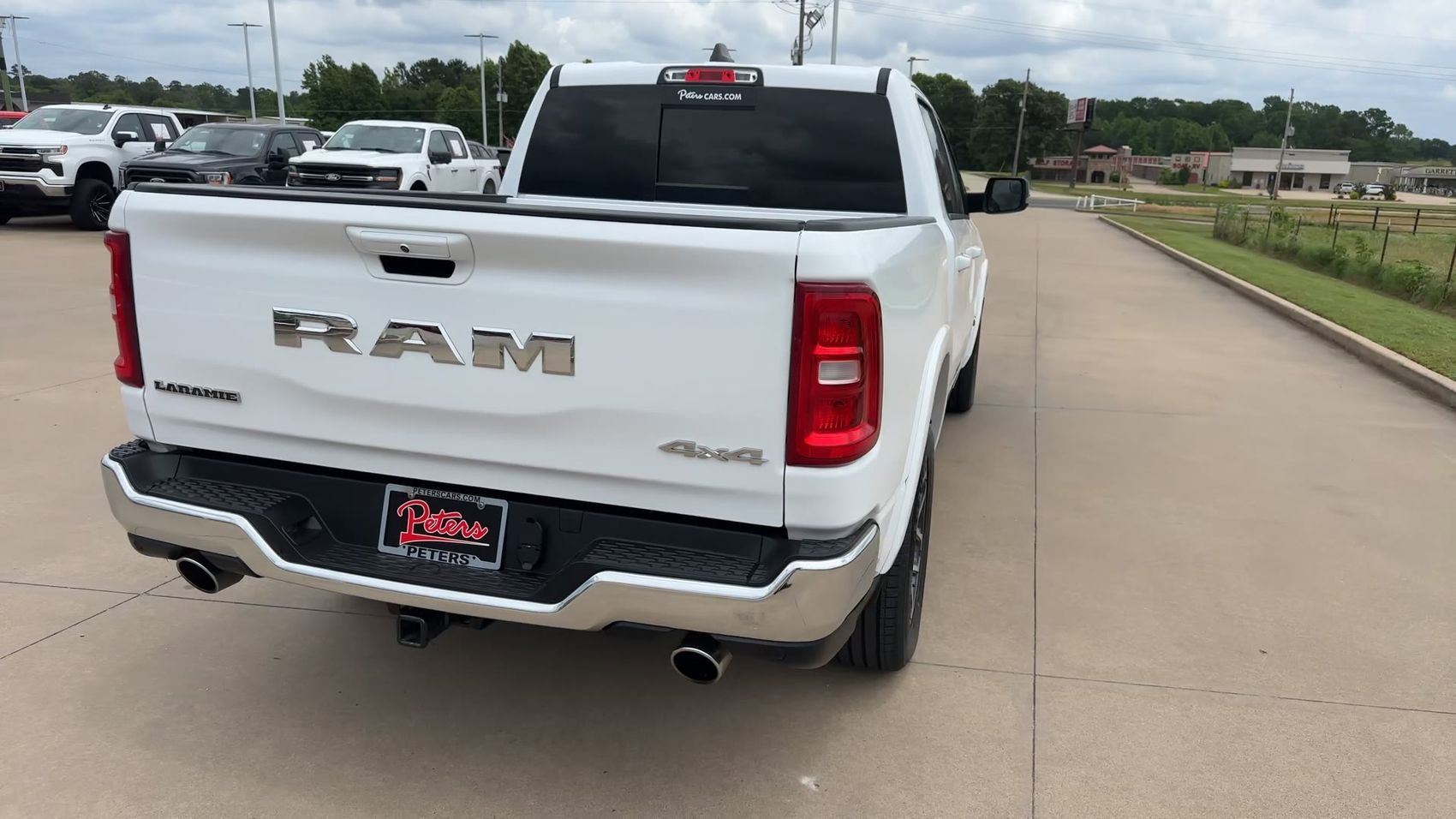 Used 2025 Bright White Clearcoat Ram Laramie image 8