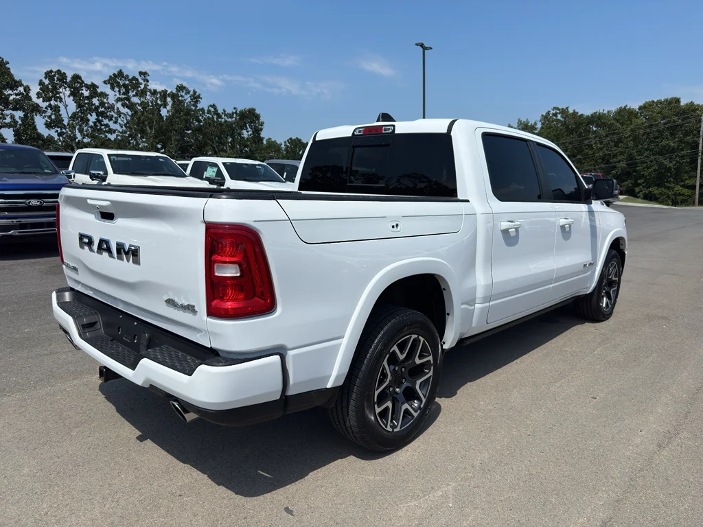 Used 2025 Bright White Clearcoat Ram Laramie image 5