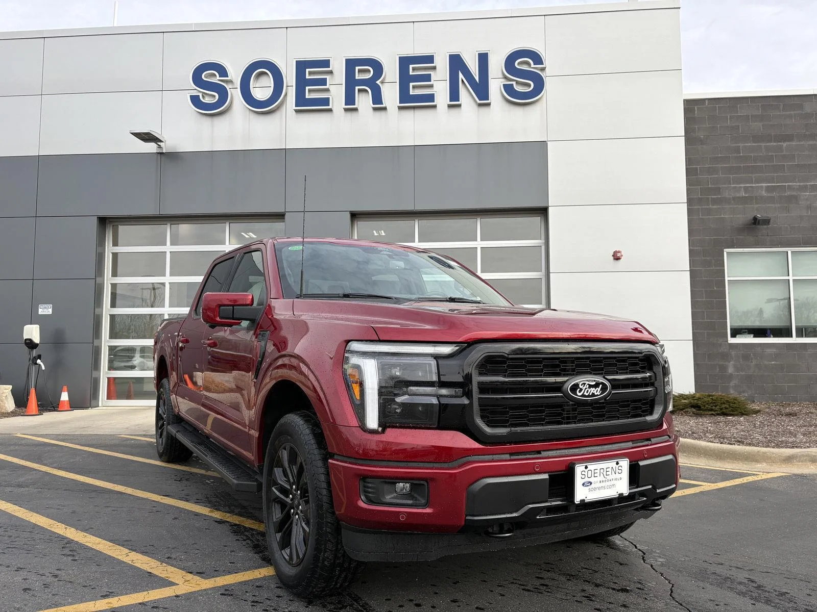 New 2026 Ruby Red Metallic Tinted Clearcoat Ford LARIAT image 1