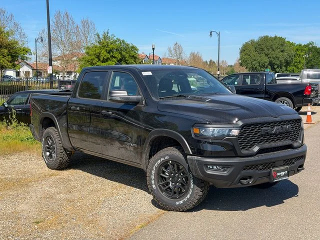 New 2026 Diamond Black Crystal Pearl-Coat Exterior Paint RAM Rebel image 2