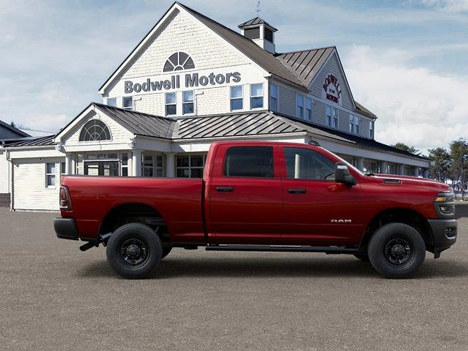 New 2026 Molten Red Pearl-Coat Exterior Paint RAM Warlock Crew Cab 4x4 6
