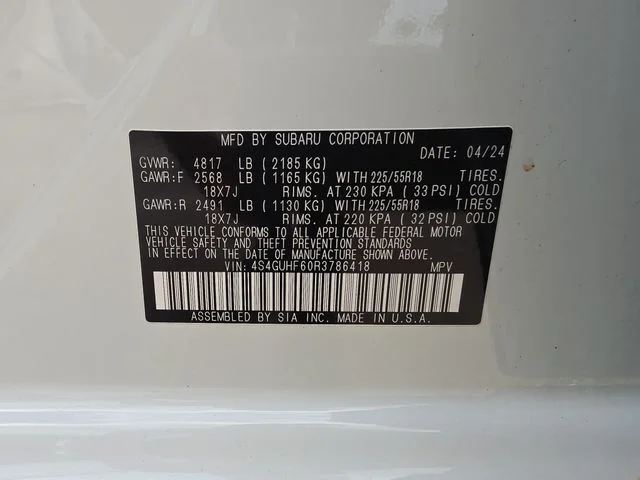 Used 2024 White Subaru Sport image 31