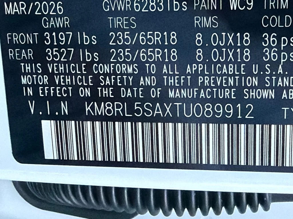 Used 2026 White Hyundai Blue SEL image 32
