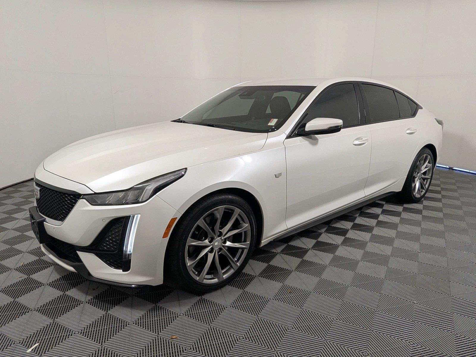 Used 2022 Summit White Cadillac Sport image 2