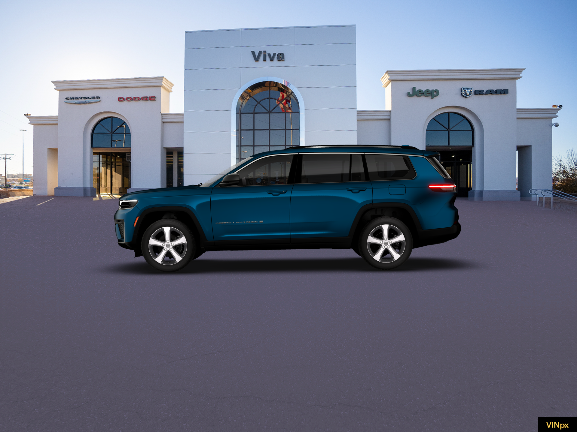 New 2026 Fathom Blue Pearl-Coat Exterior Paint Jeep Limited image 3