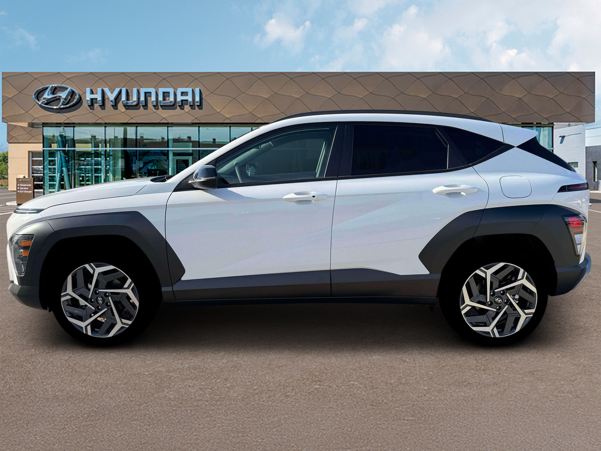 New 2026 White Hyundai SEL Premium AWD image 3
