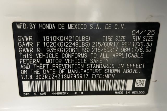 Certified Used 2025 Platinum White Pearl Honda LX image 37