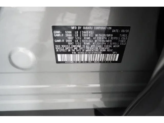 New 2026 RIVER ROCK PEARL Subaru Touring Hybrid image 12