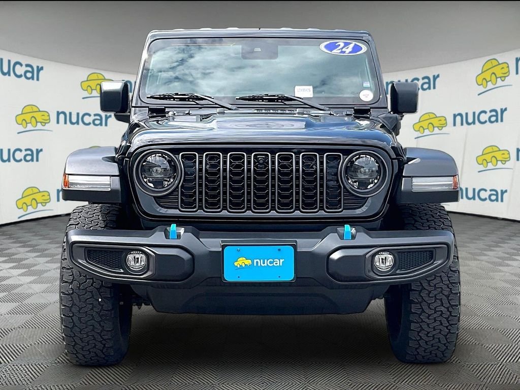 Used 2024 Black Jeep Rubicon 4xe image 2
