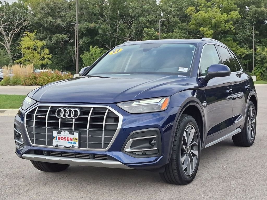 Used 2021 Blue Audi 45 Premium Plus image 3