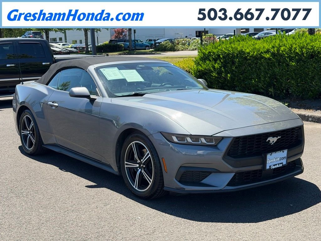 Used 2024 Carbonized Gray Metallic Ford EcoBoost Premium image 1