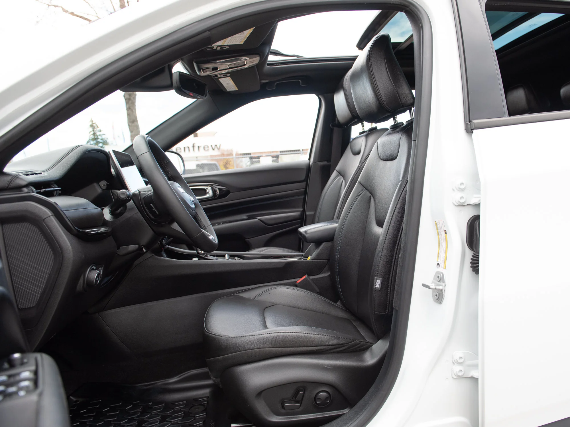 Used 2025 White Jeep Altitude* 4x4, Panoramic Sunroof, Heated Seats & Wheel, Remote Start image 2