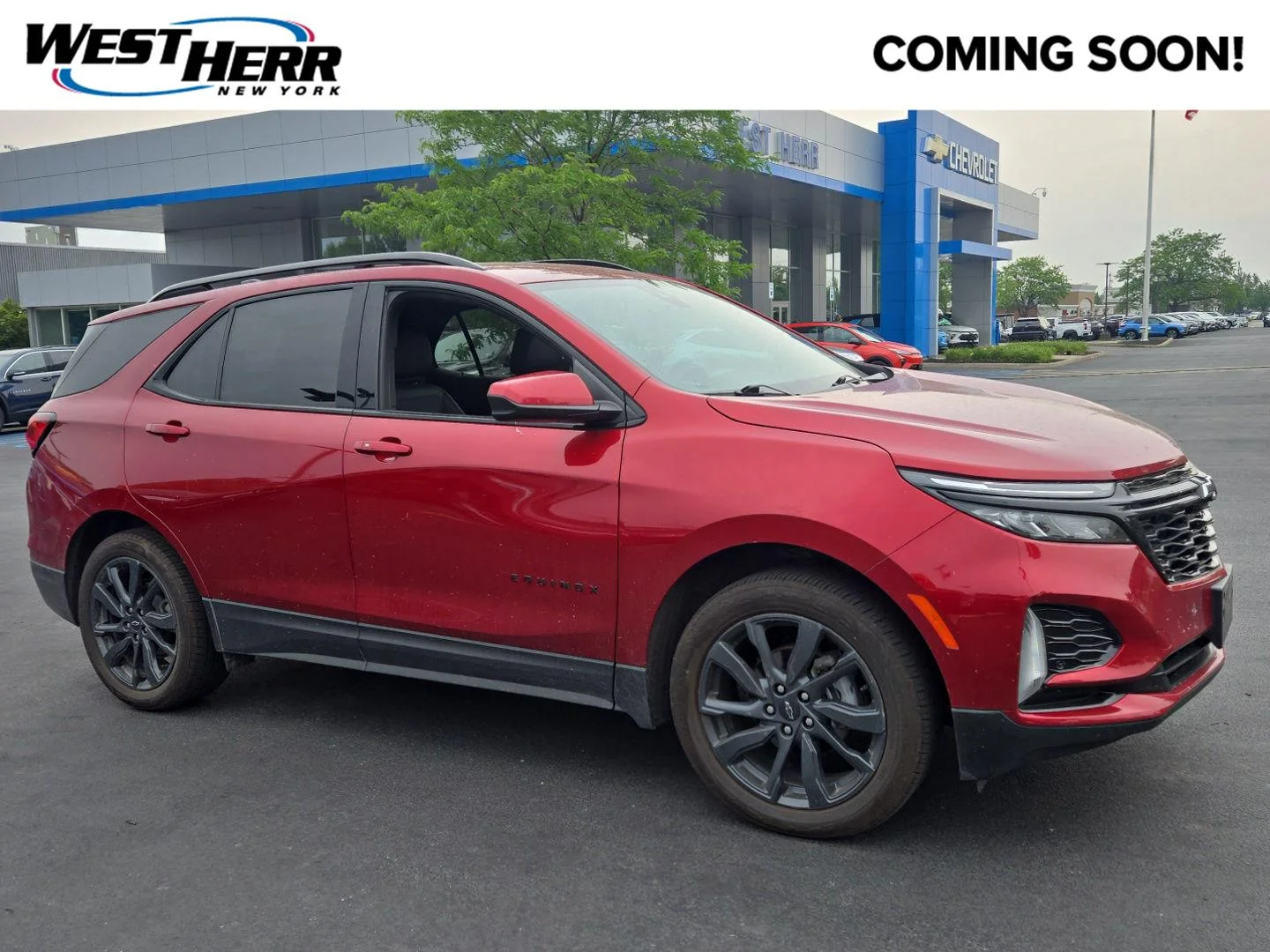 Used 2024 Radiant Red Tintcoat Chevrolet RS image 1