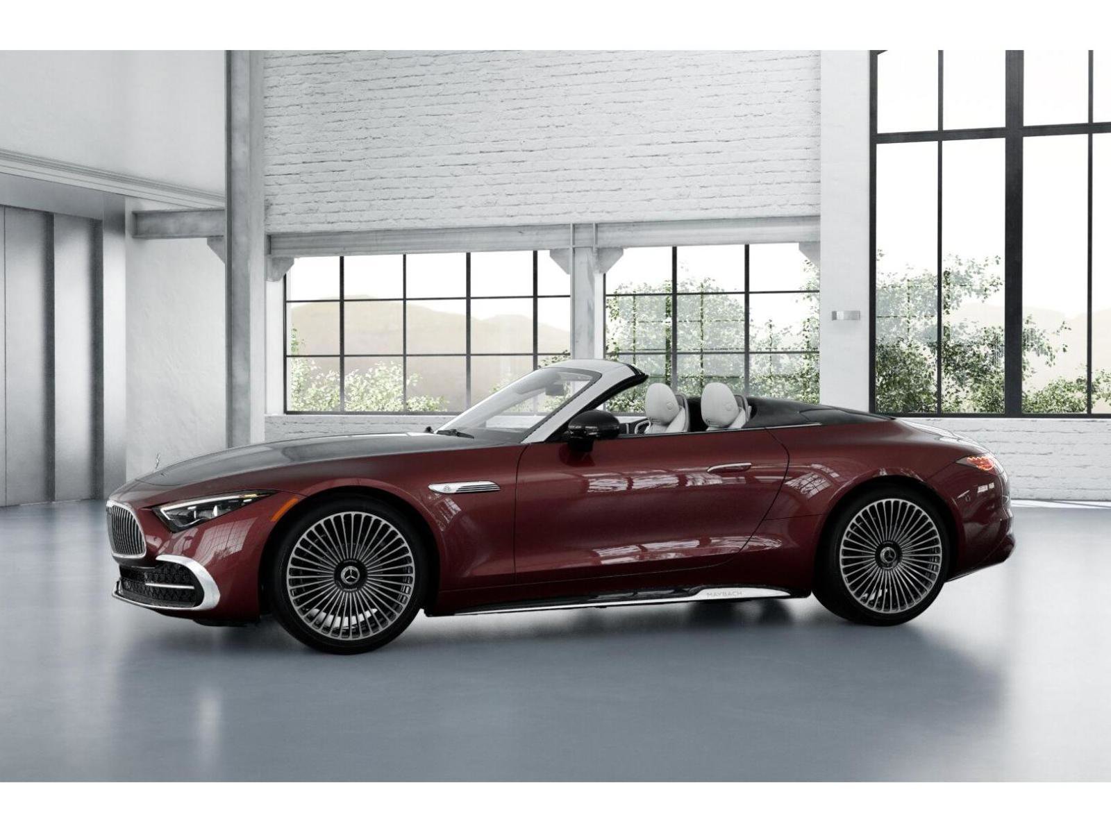 New 2026 MANUFAKTUR exclusive barolo red metallic Mercedes-Benz Maybach SL 680 Monogram Series image 36
