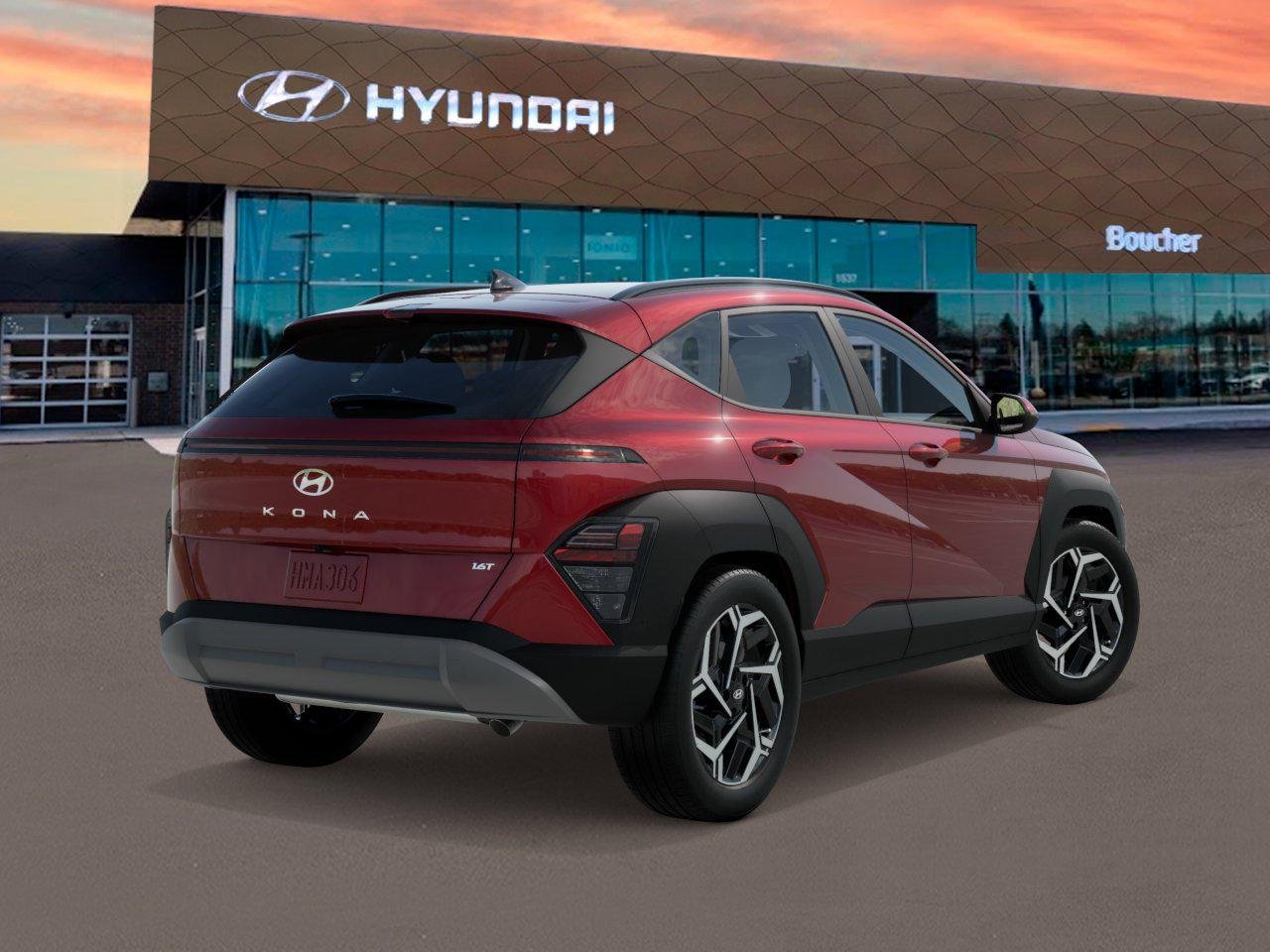 New 2027 Ultimate Red Metallic Hyundai SEL Premium FWD image 4