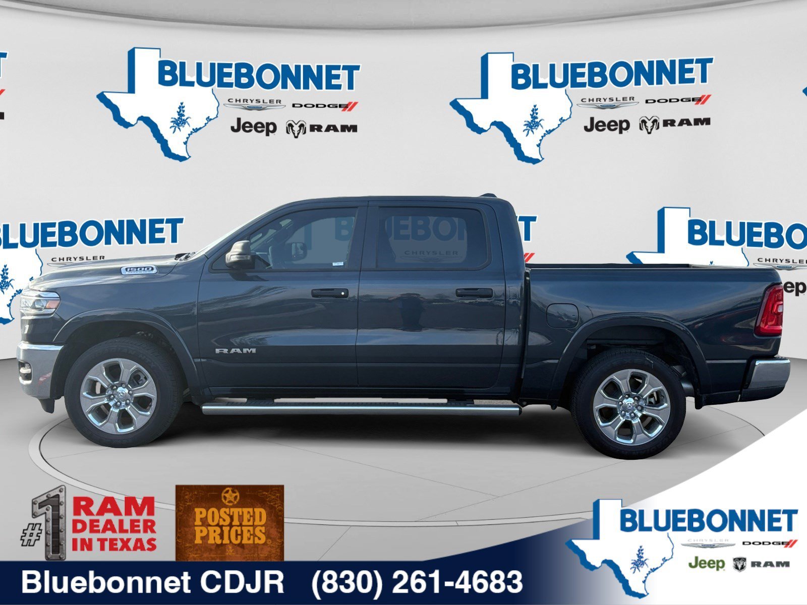 New 2026 Forged Blue Metallic Exterior Paint RAM Lone Star image 8