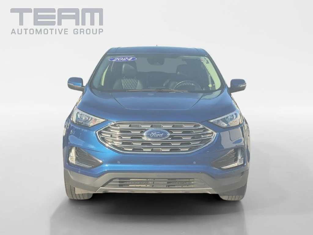 Used 2024 Blue Ford Titanium image 2