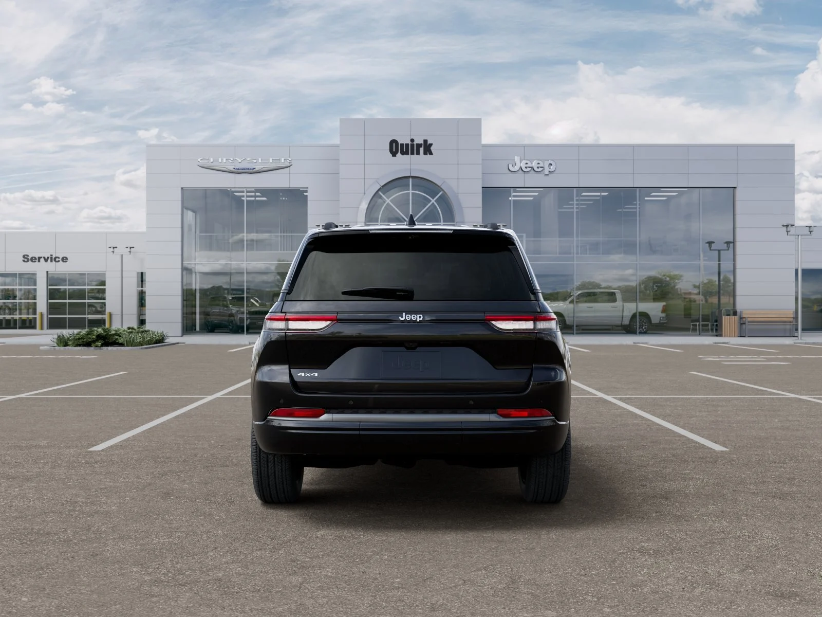 New 2026 Diamond Black Crystal Pearl-Coat Exterior Paint Jeep Limited Reserve image 7