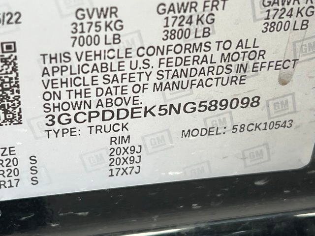 Used 2022 Black Chevrolet LT image 15