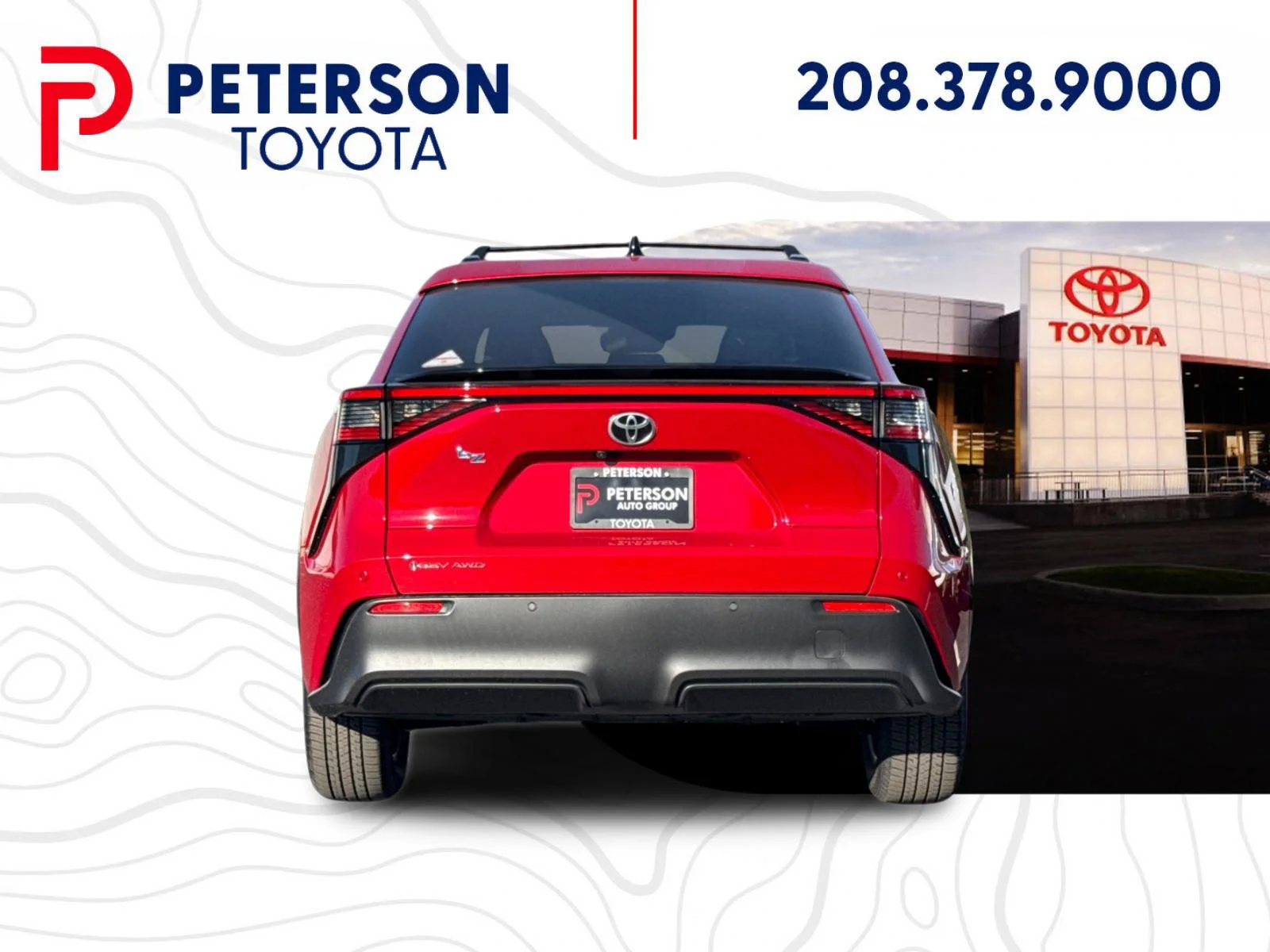 New 2026 Red Toyota XLE image 4
