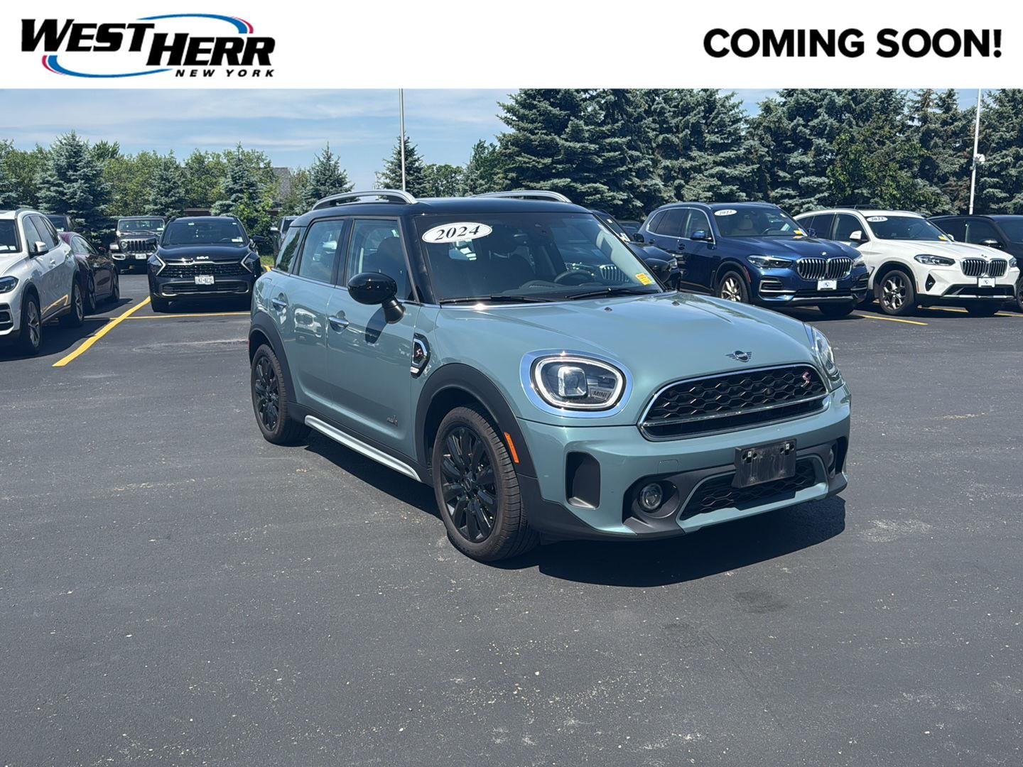 Used 2024 Sage Green Metallic MINI Cooper S image 1