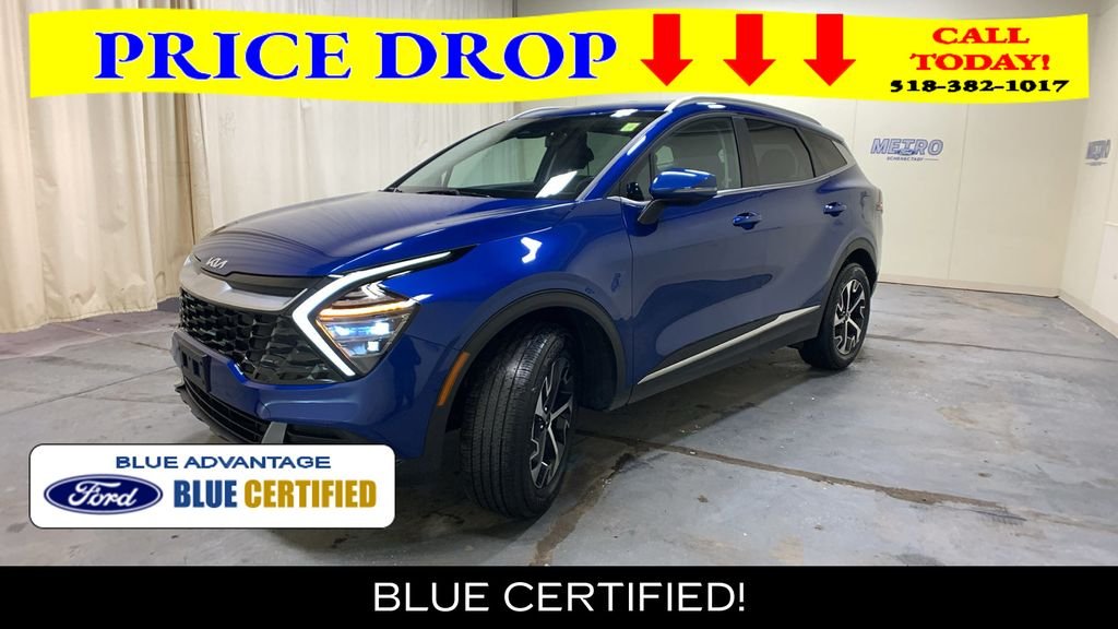 Certified Used 2025 Sapphire Blue Kia EX image 7