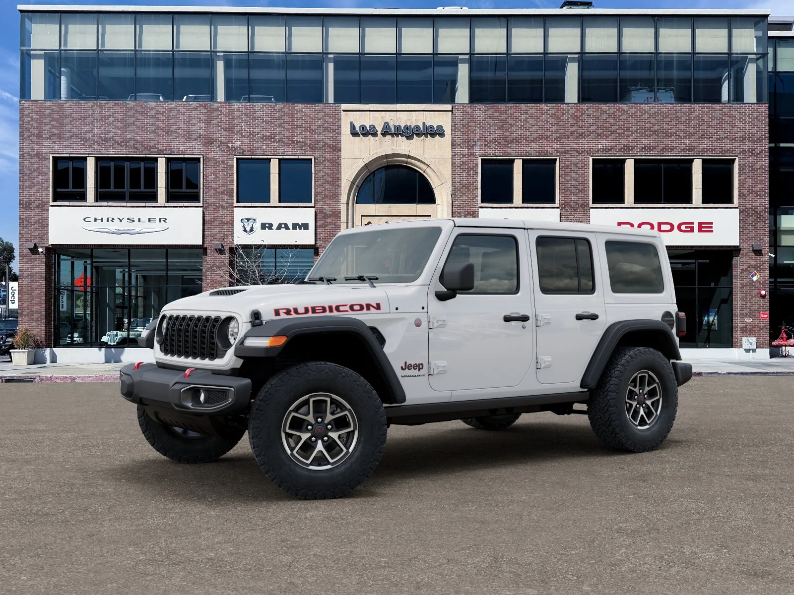 New 2026 Bright White Clear-Coat Exterior Paint Jeep Rubicon image 28