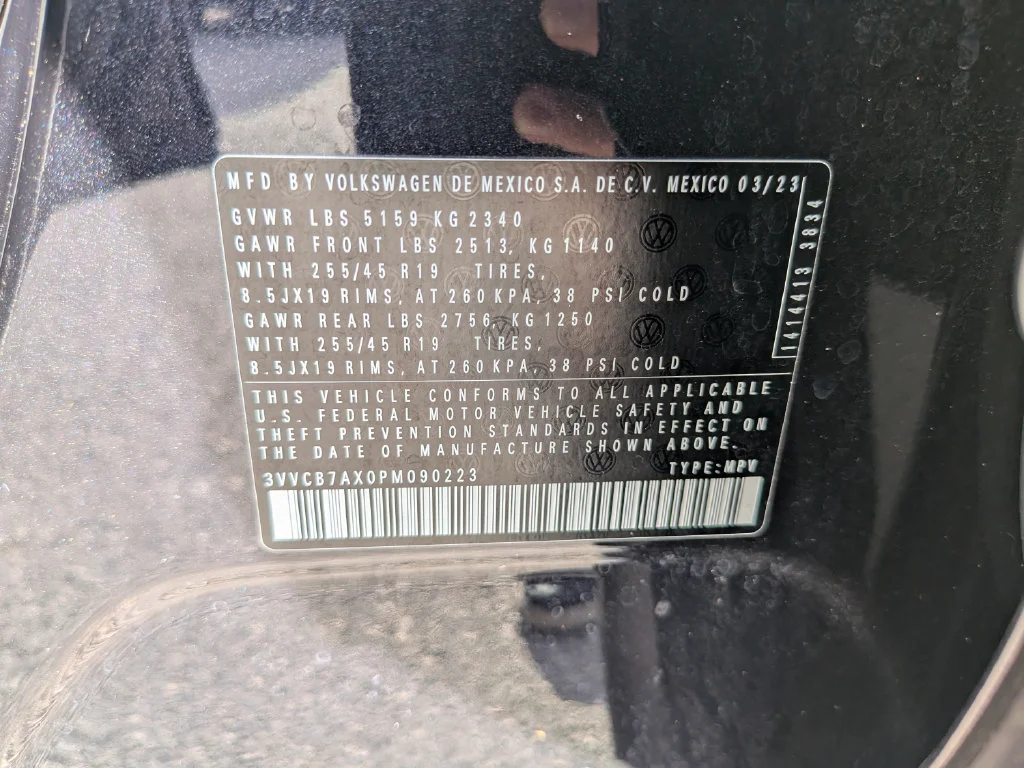 Certified Used 2023 Black Volkswagen 2.0T SE R-Line Black image 34