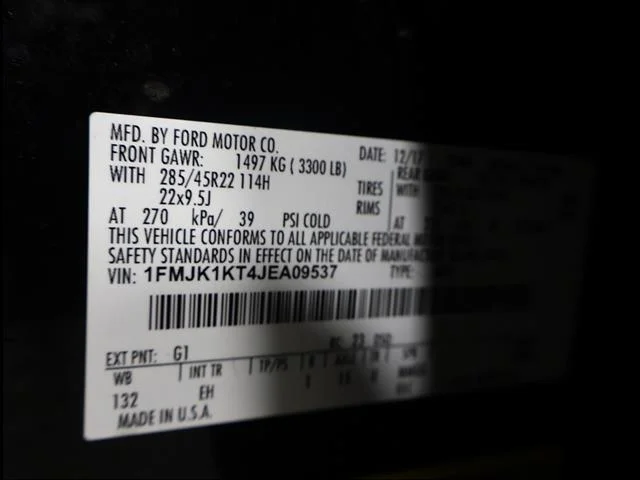Used 2018 Shadow Black Ford Limited image 13