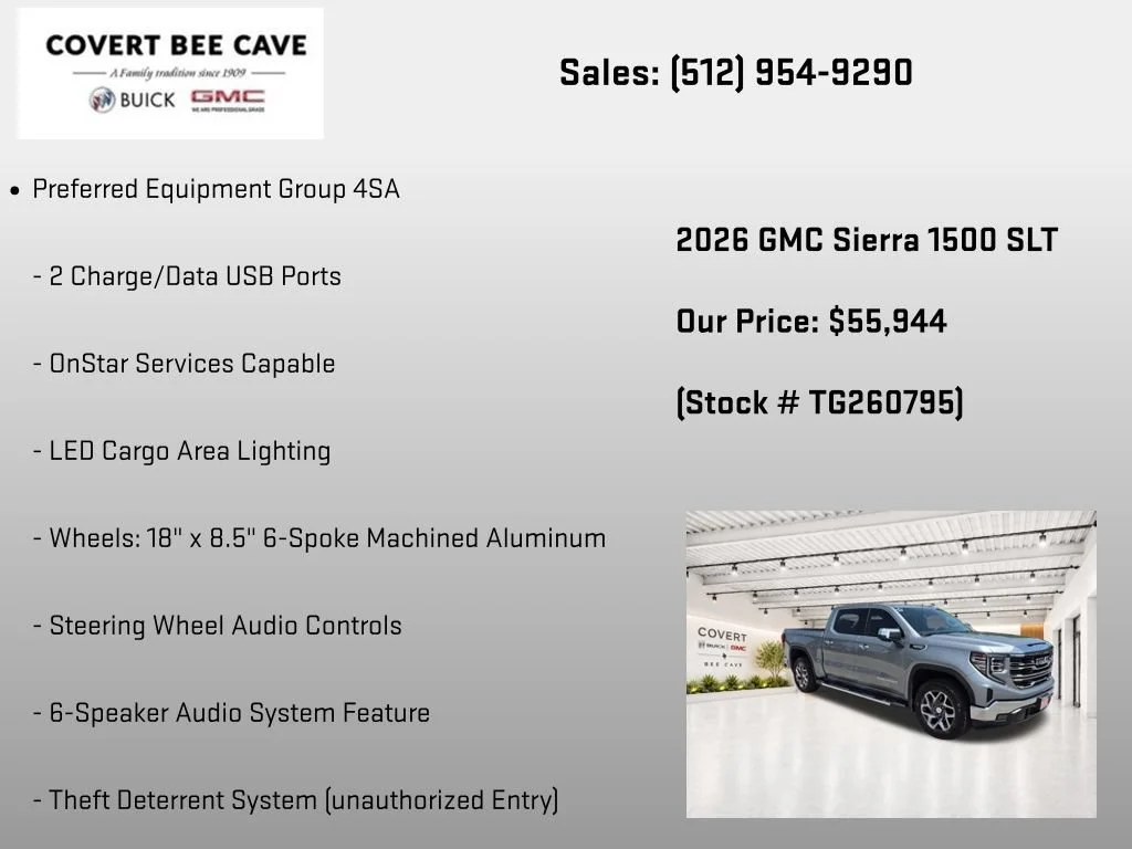 New 2026 Sterling Metallic GMC SLT image 25
