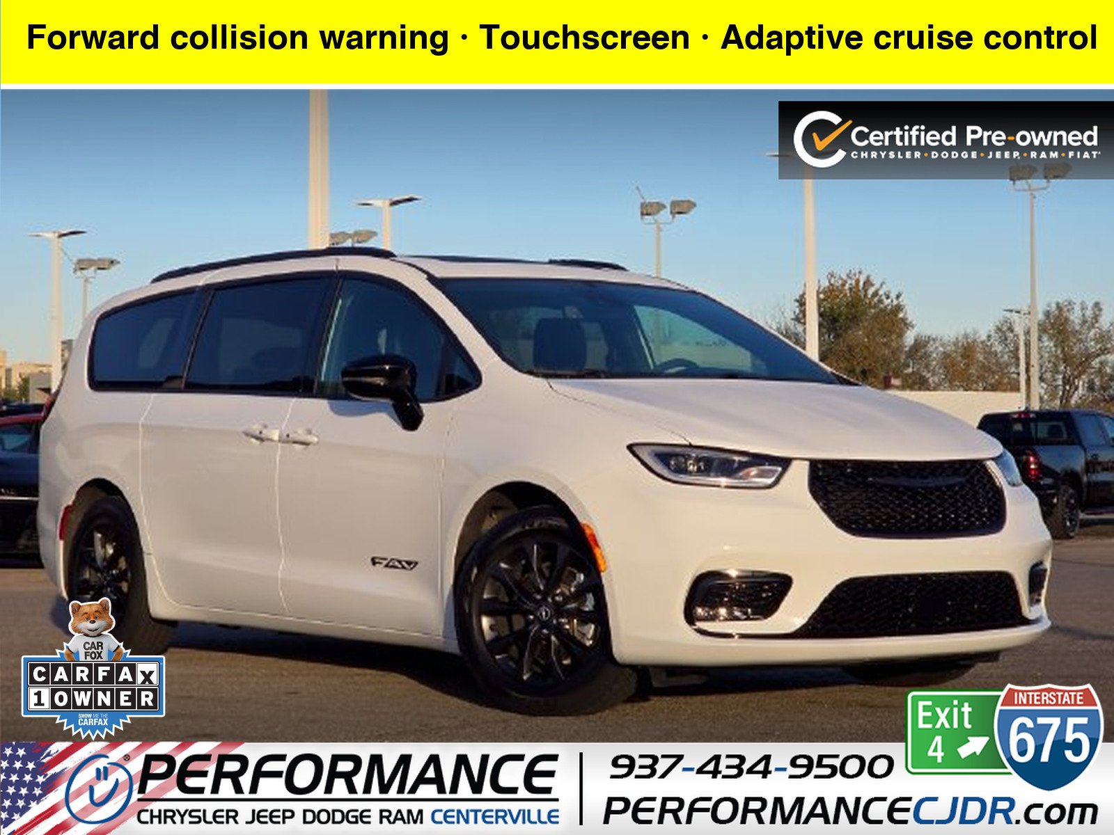 Certified Used 2025 Bright White Clearcoat Chrysler Select image 1
