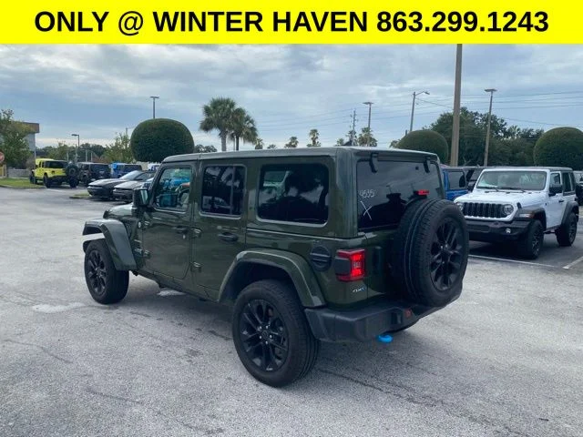 Used 2024 Green Jeep Sahara 4xe image 5