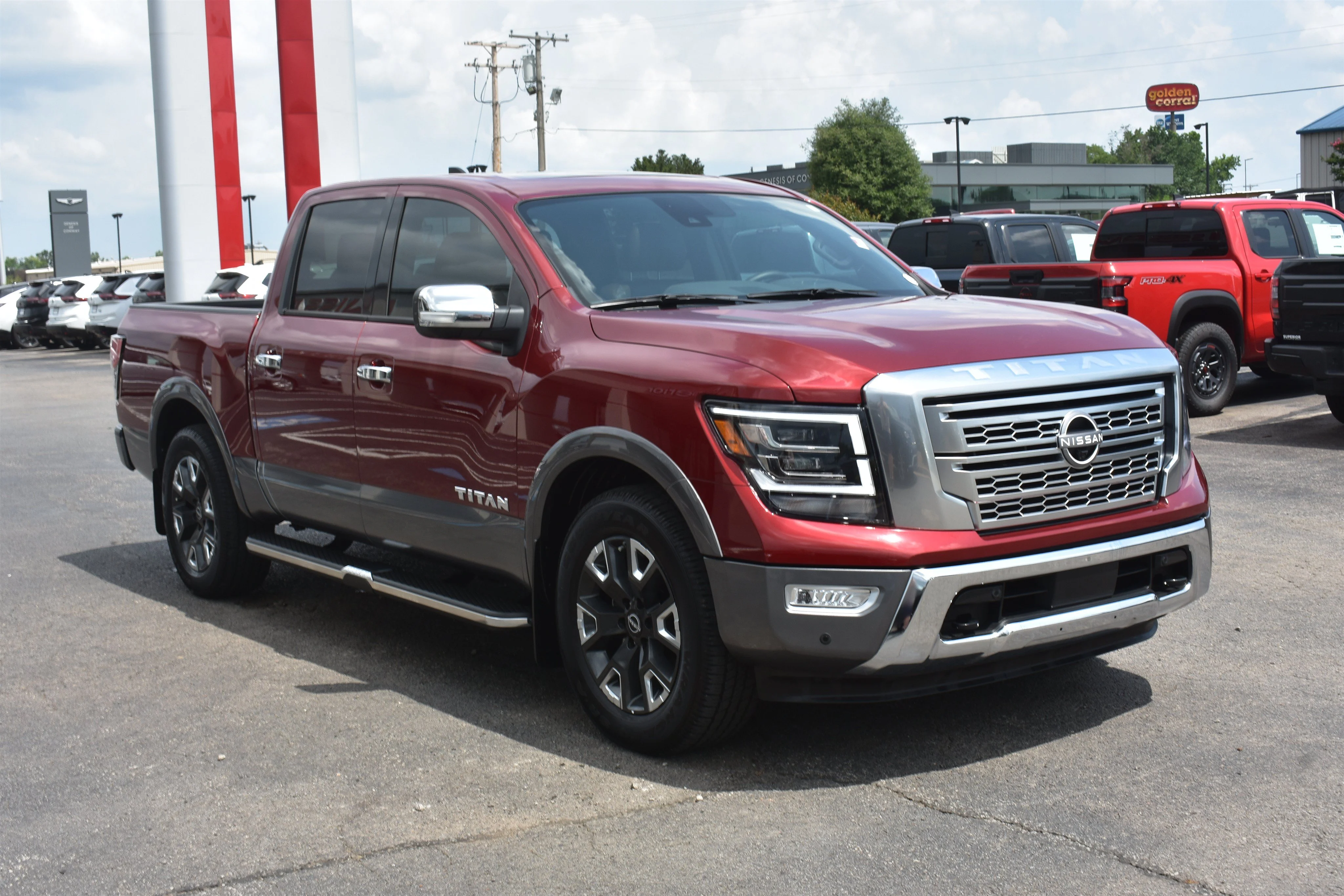Used 2024 Cardinal Red Metallic Nissan Platinum Reserve image 3