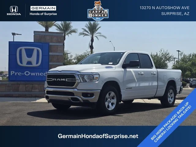 Used 2022 Bright White Clearcoat Ram Big Horn/Lone Star image 1