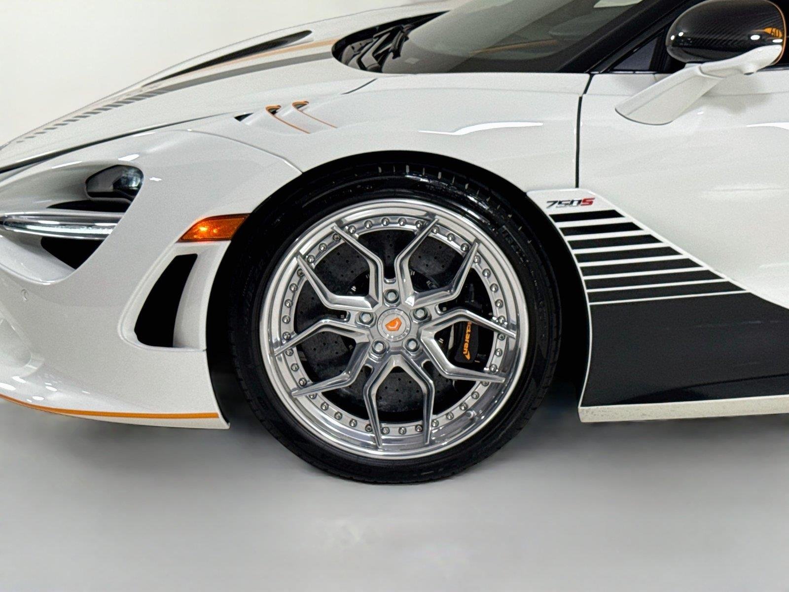 Used 2024 Monaco White 60th Anniversary Triple Crown McLaren Spider | 468K MSRP image 39