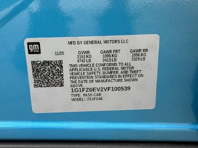 New 2027 Marina Blue Metallic Chevrolet RS image 11
