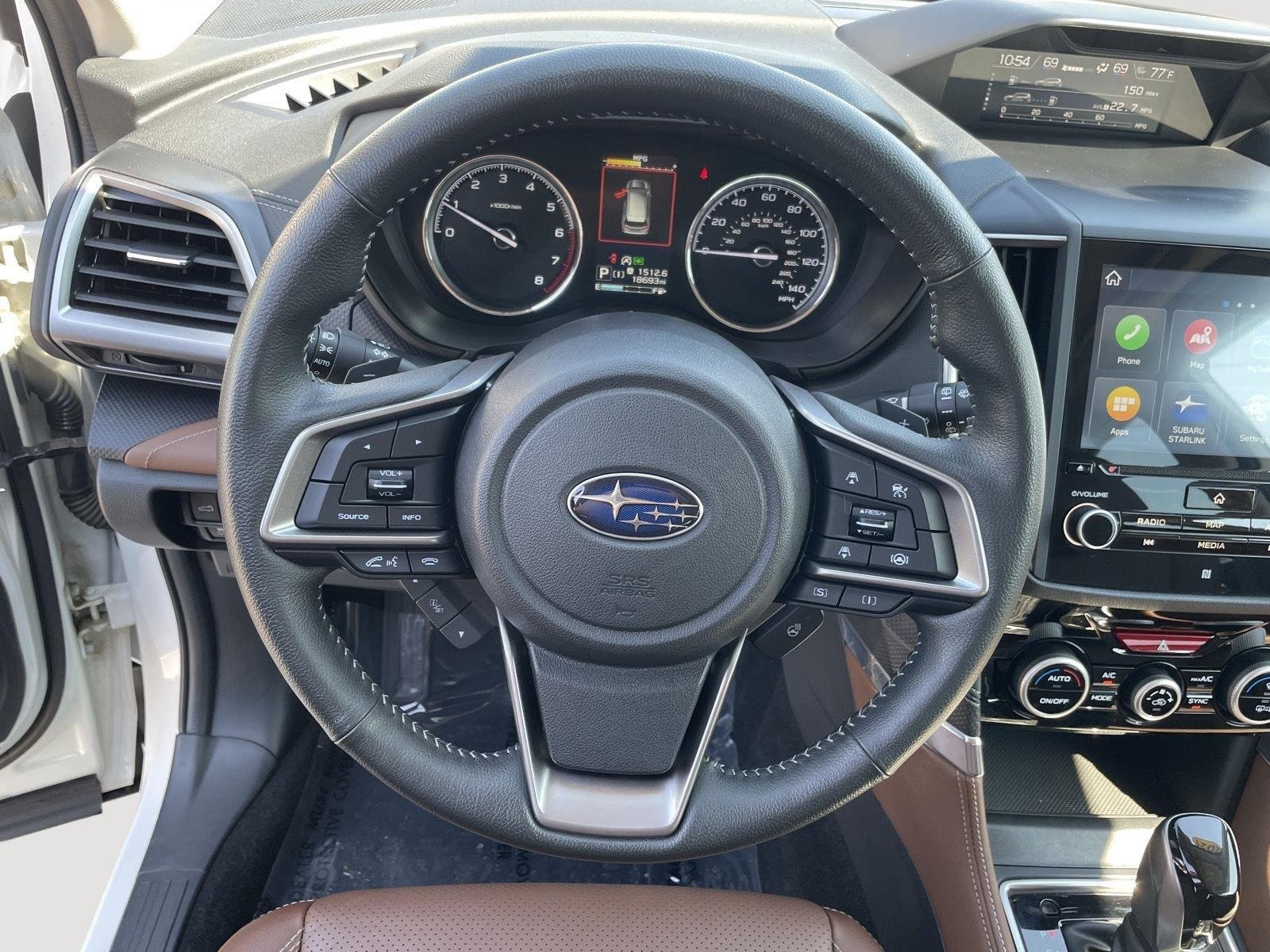 Used 2021 Crystal White Pearl Subaru Touring image 24