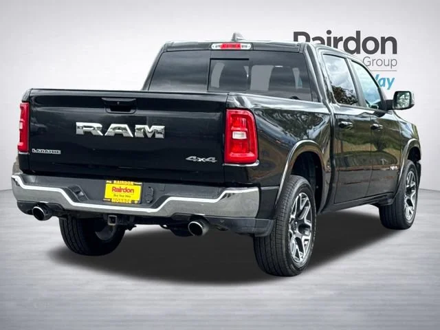 Used 2025 Diamond Black Crystal Pearlcoat Ram Laramie image 5
