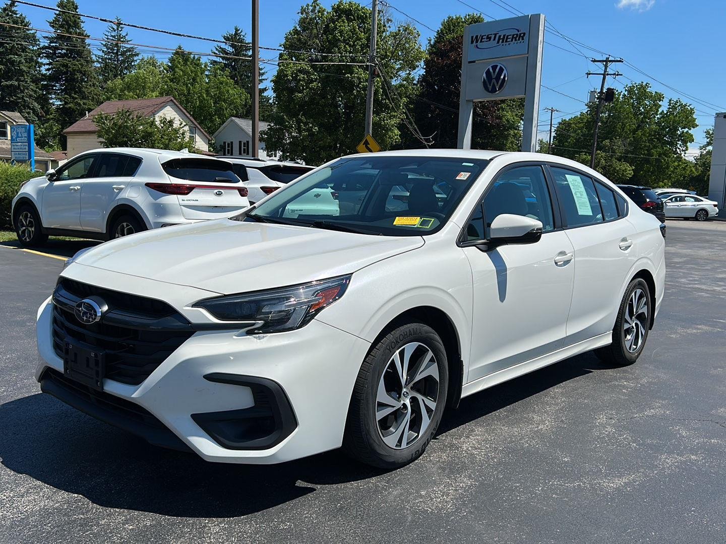 Used 2024 Crystal White Pearl Subaru Premium image 3