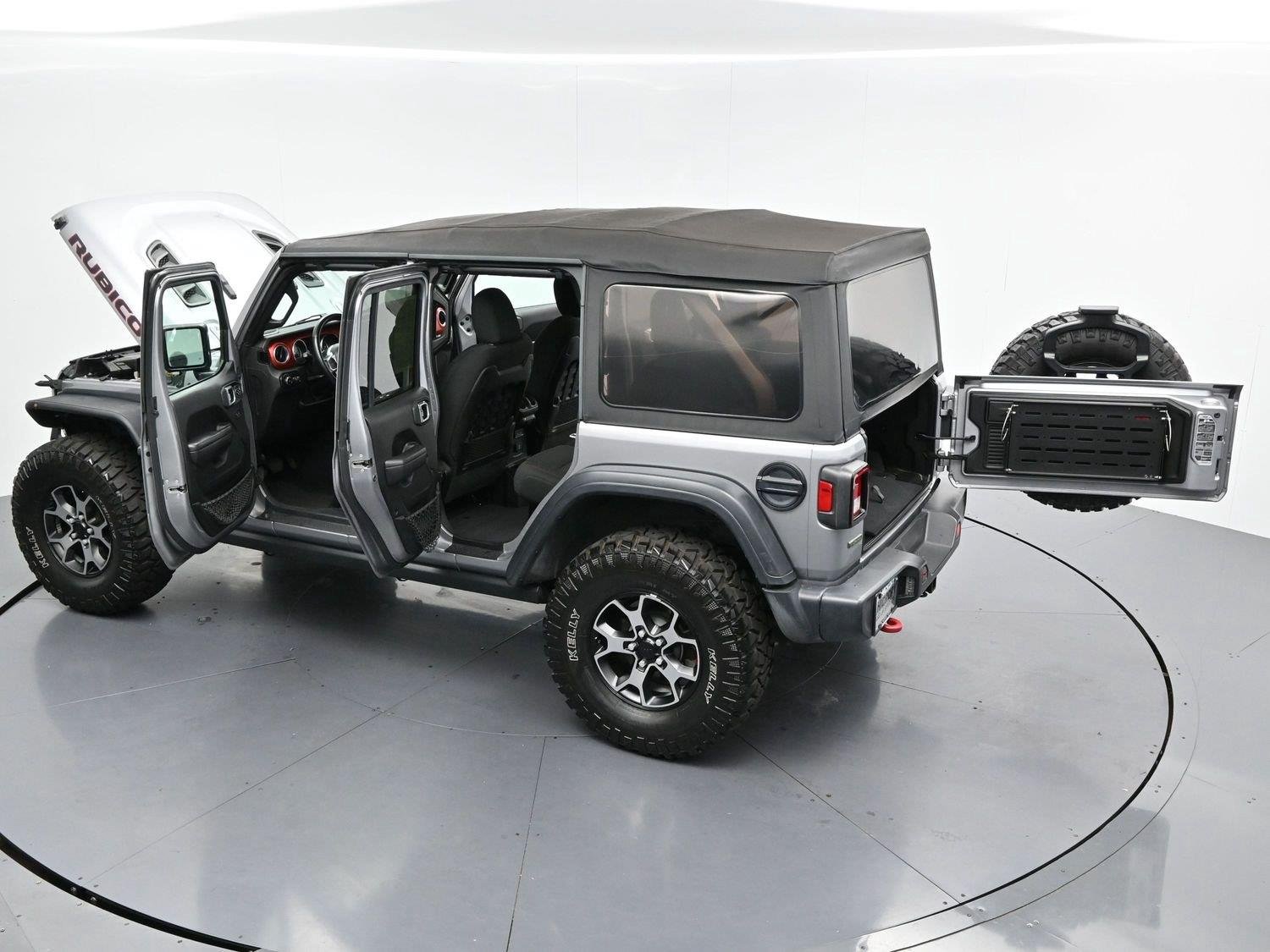 Used 2021 Billet Silver Metallic Clearcoat Jeep Unlimited Rubicon image 35