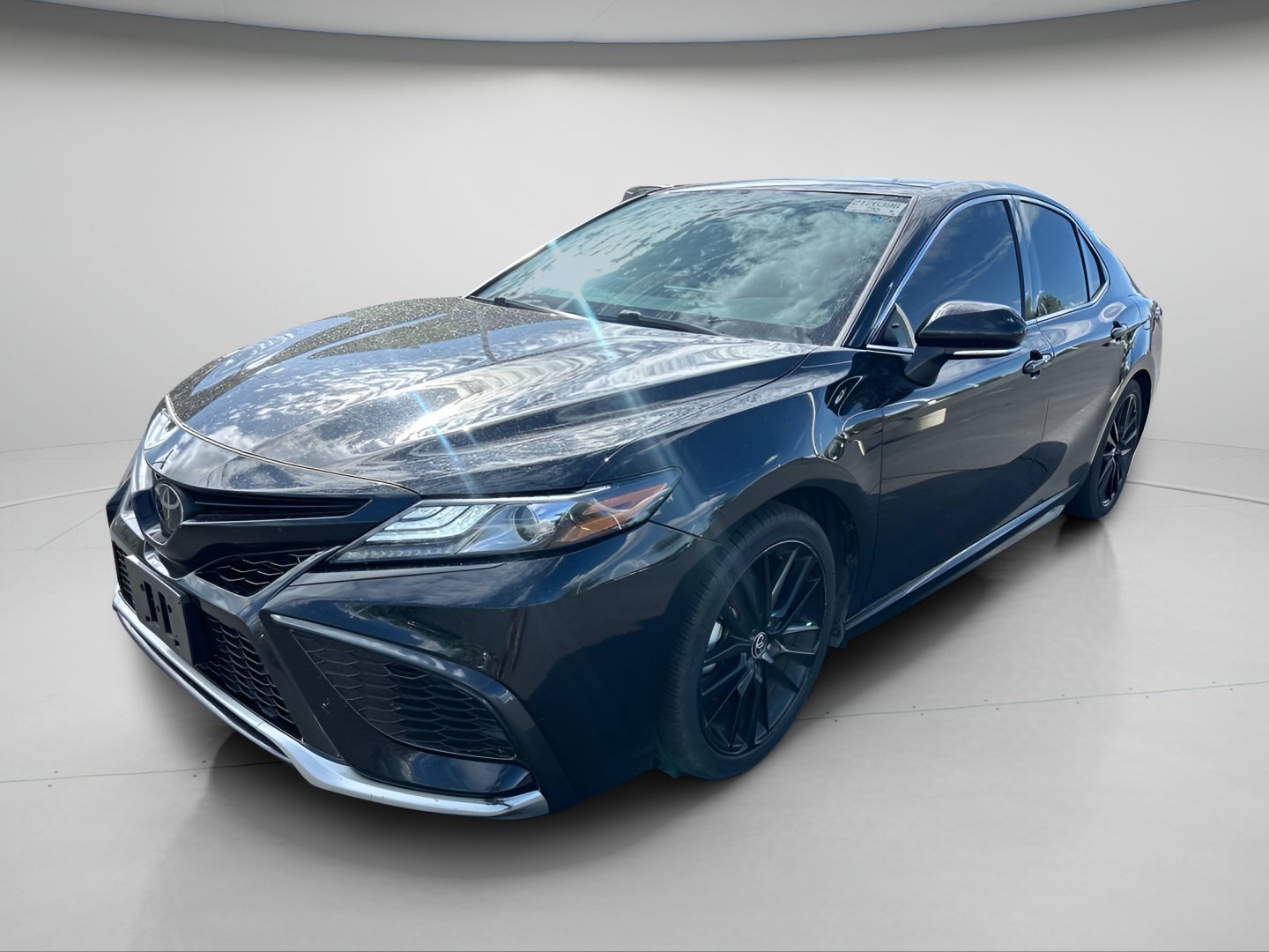 Used 2023 Midnight Black Metallic Toyota XSE image 12