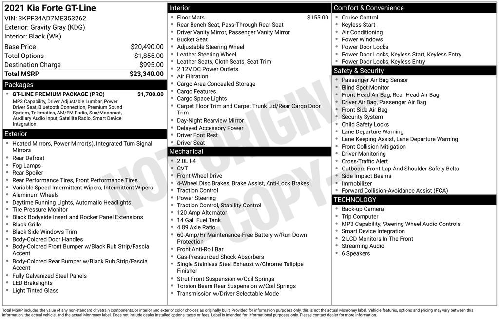 Used 2021 Gray Kia GT-Line image 6