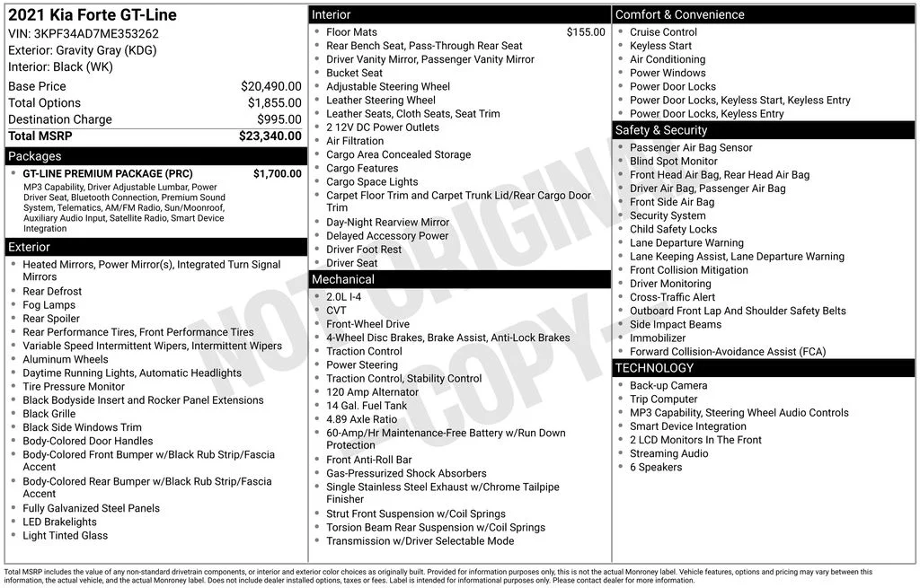 Used 2021 Gray Kia GT-Line image 6