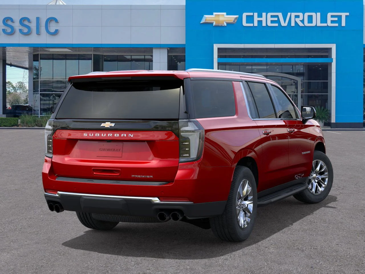 2026 Chevrolet Suburban Premier Red at Classic Elite Chevrolet Sugar Land