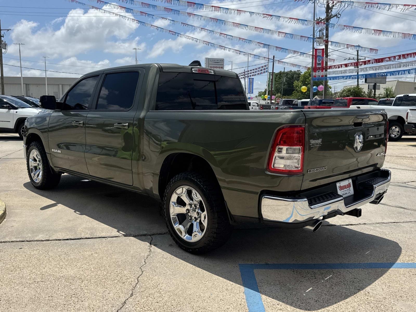 Used 2021 Olive Green Pearlcoat Ram Big Horn image 5