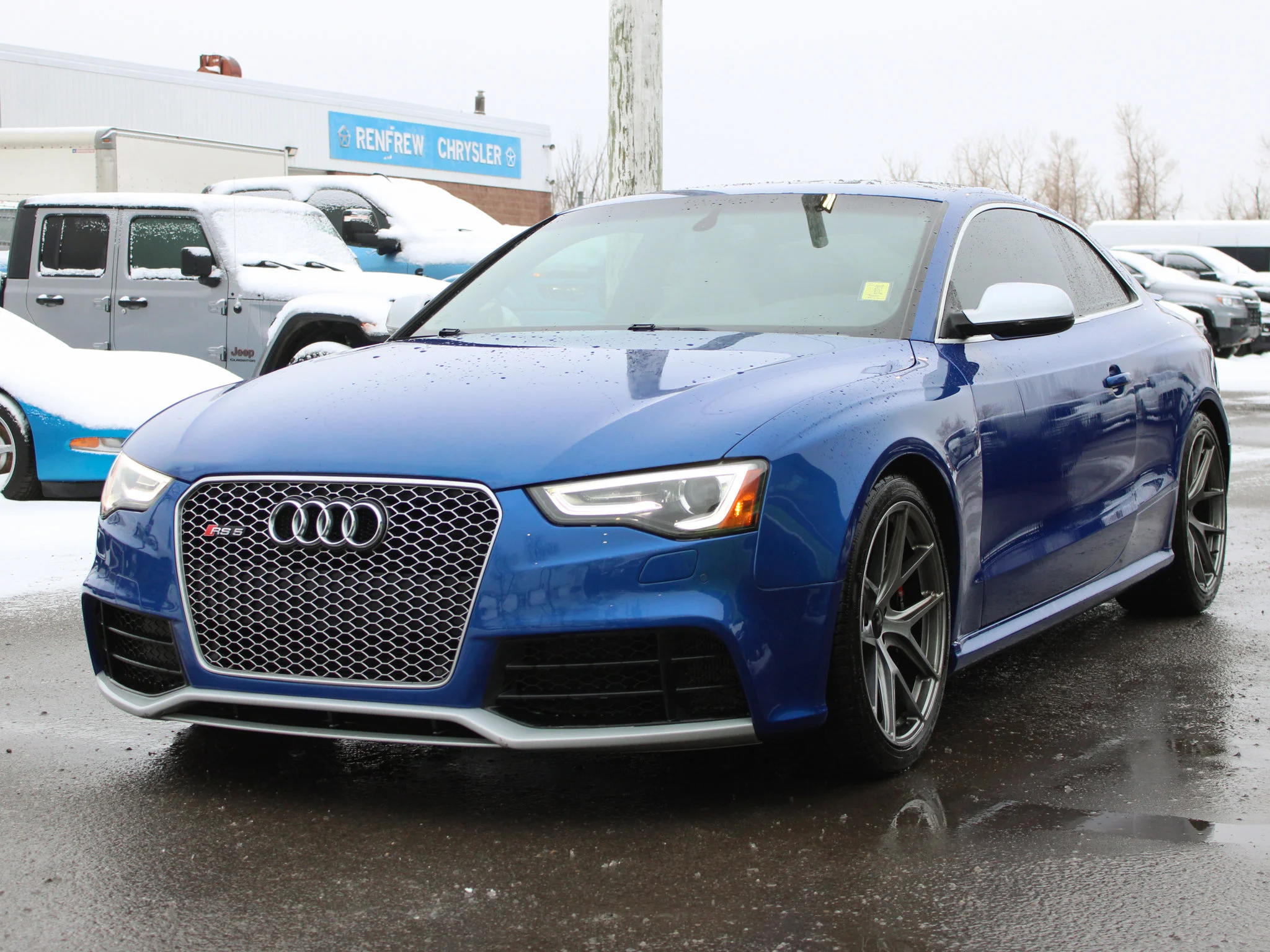 Used 2014 Blue Audi 4.2 * V8 | Quattro | 450 HP | 3M PPF | Winter Tires | Navigation | Backup Camera | Heated Seats | image 10