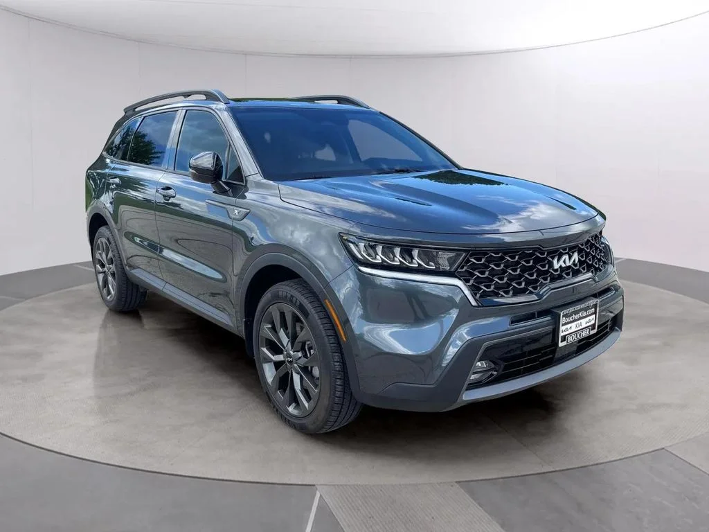 Used 2023 Gravity Gray Kia X-Line EX image 7