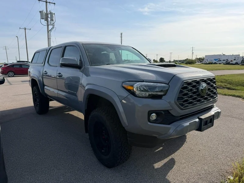 Used 2021 Cement Gray Toyota TRD Sport Double Cab 5
