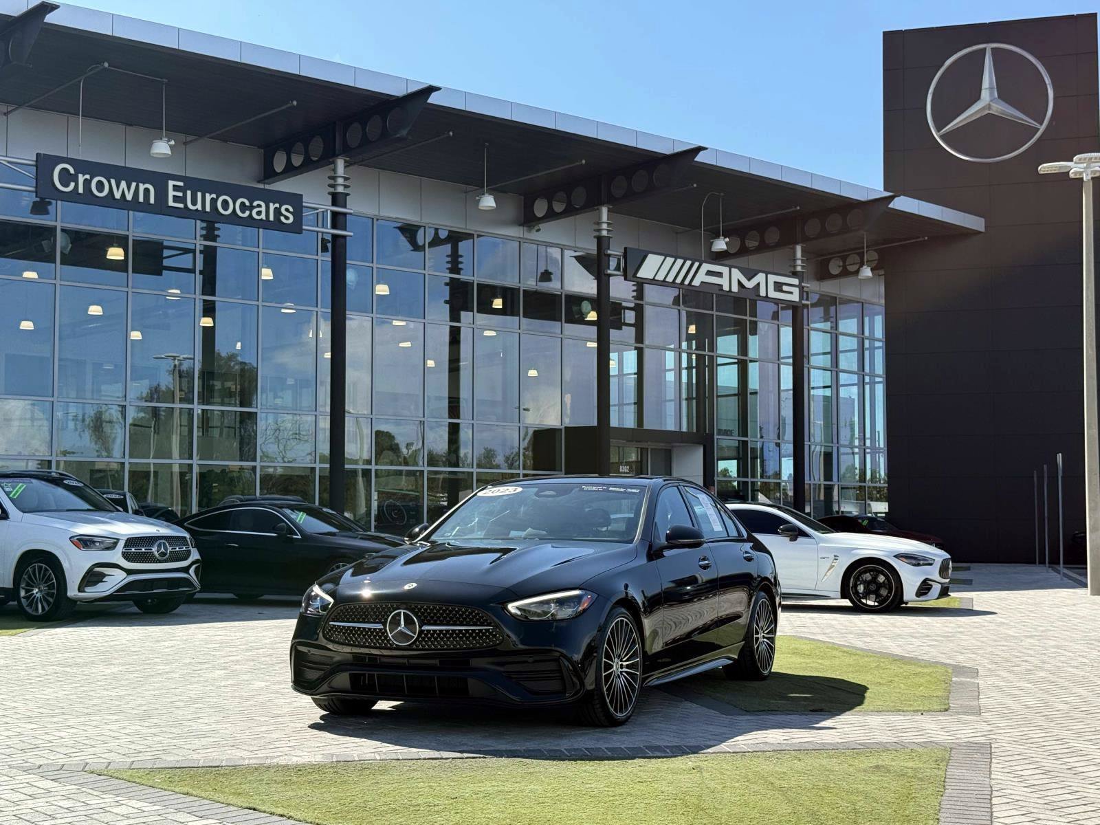 Certified Used 2023 Black Mercedes-Benz C 300 image 1
