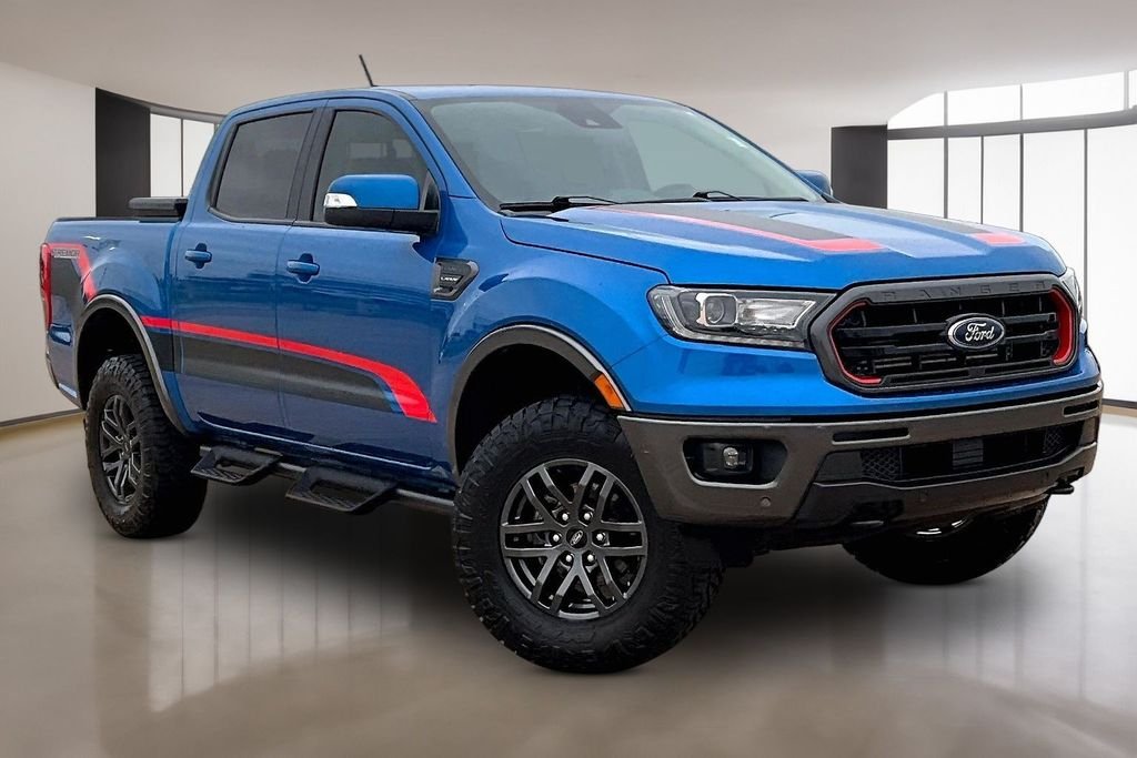 Used 2021 Blue Ford Lariat image 11